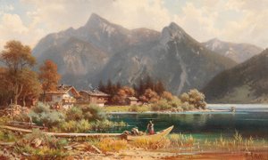 Summer on Schliersee by Ludwig Sckell